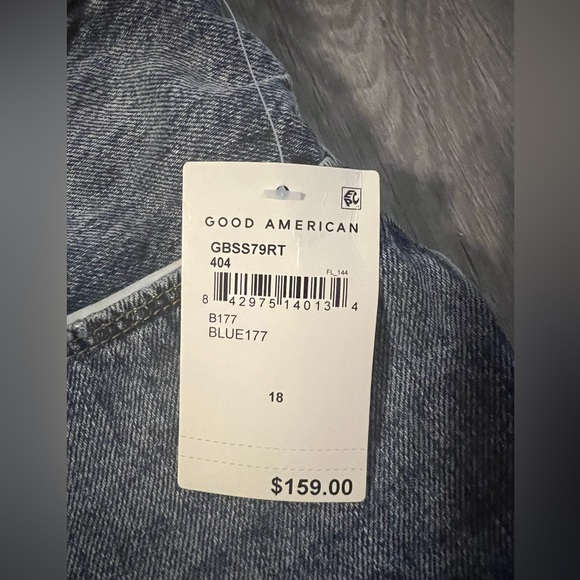 NWTs Good American Good Boy Jeans! Size 18! - Picture 3 of 8